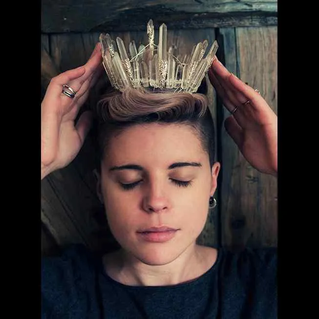 In the Dust of the Stars Crystal Crown