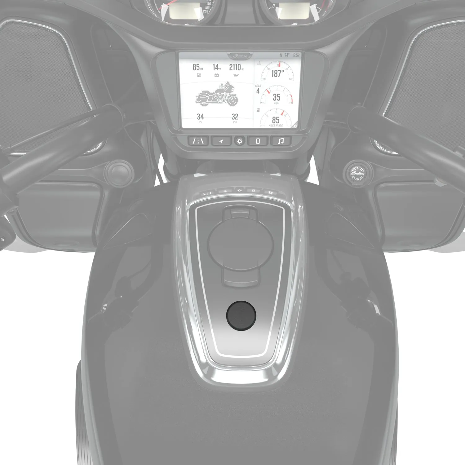 Indian Motorcycle Branded Console Cap