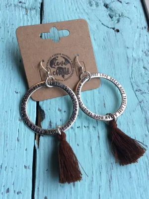 Inspirational Dangle Earrings