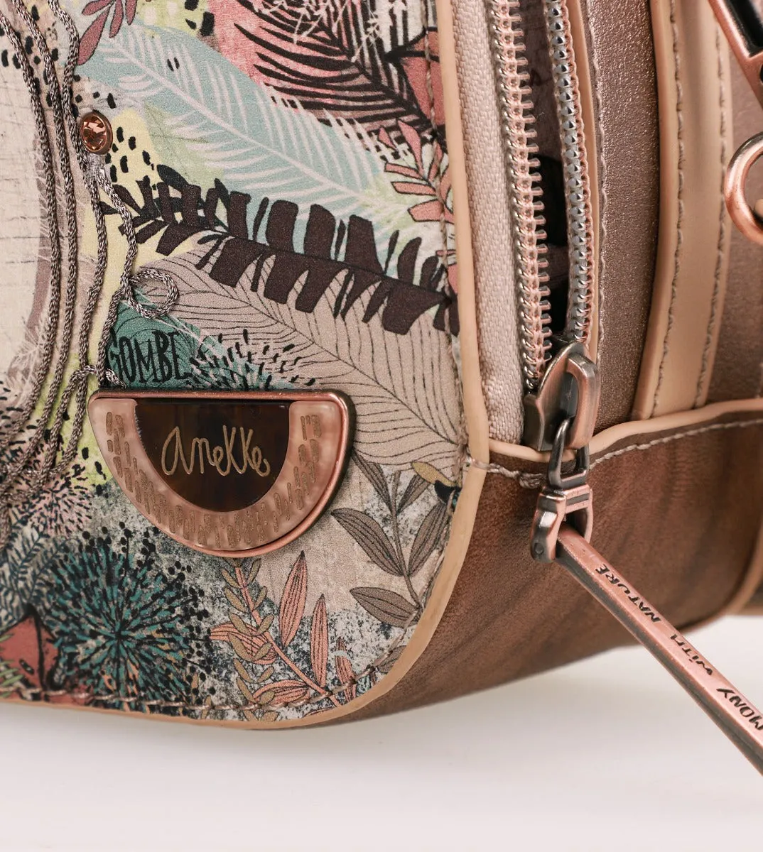 Jungle double compartment handbag