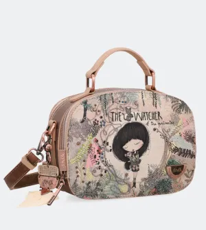 Jungle double compartment handbag
