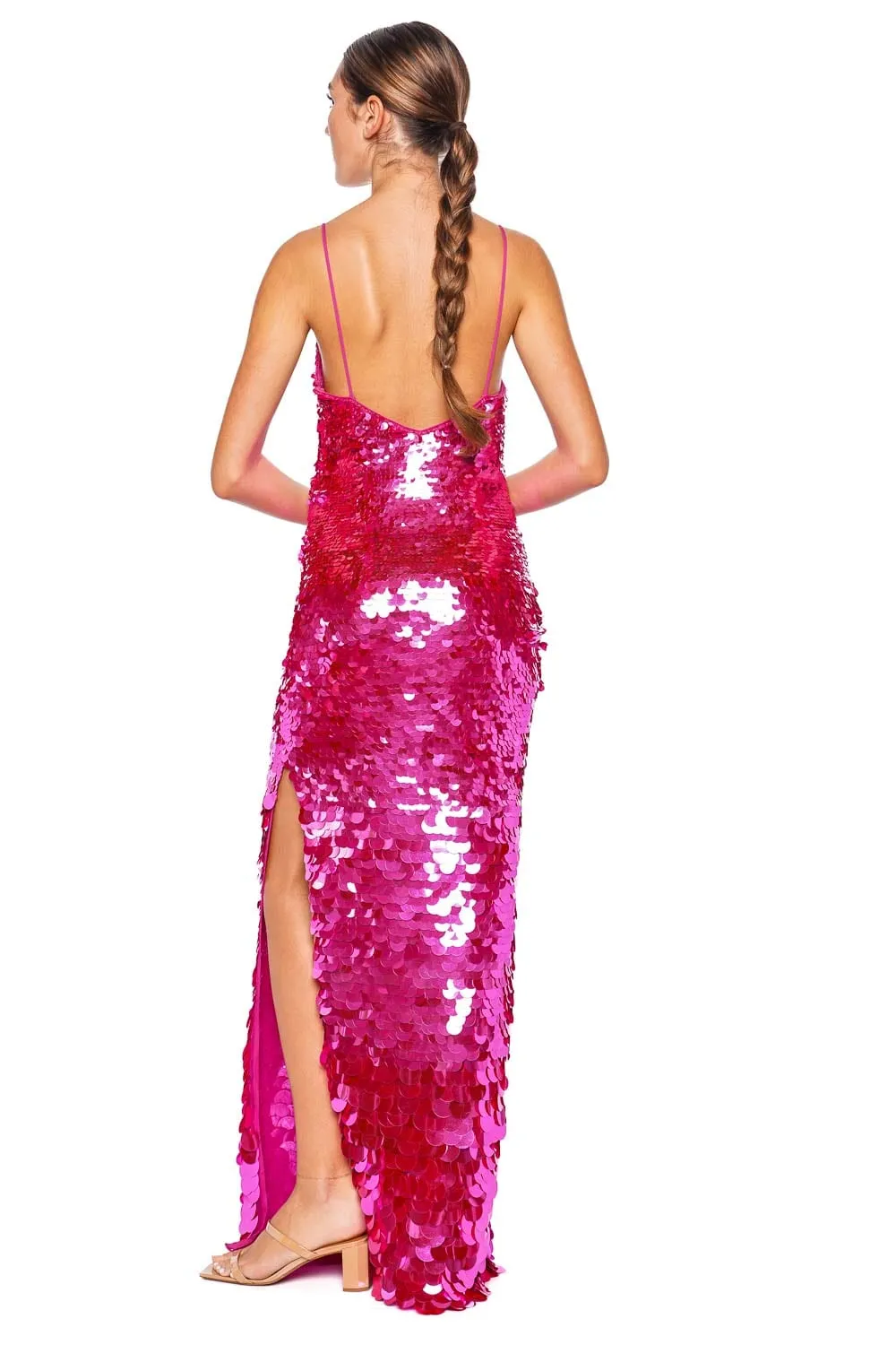 Kaylen Paillete Sequined Maxi Dress