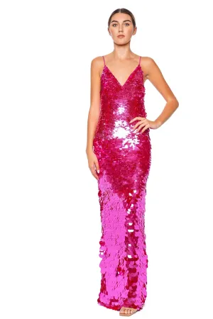 Kaylen Paillete Sequined Maxi Dress