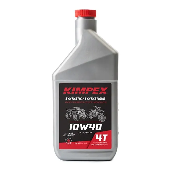 Kimpex 10W40 Moto/ATV 4-STROKES Engine Oil 10W40 Part# FV0002815