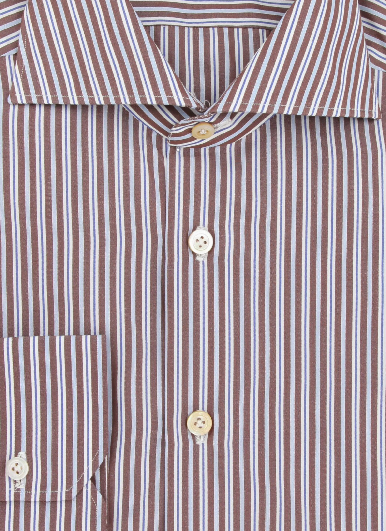 Kiton Brown Shirt - Slim