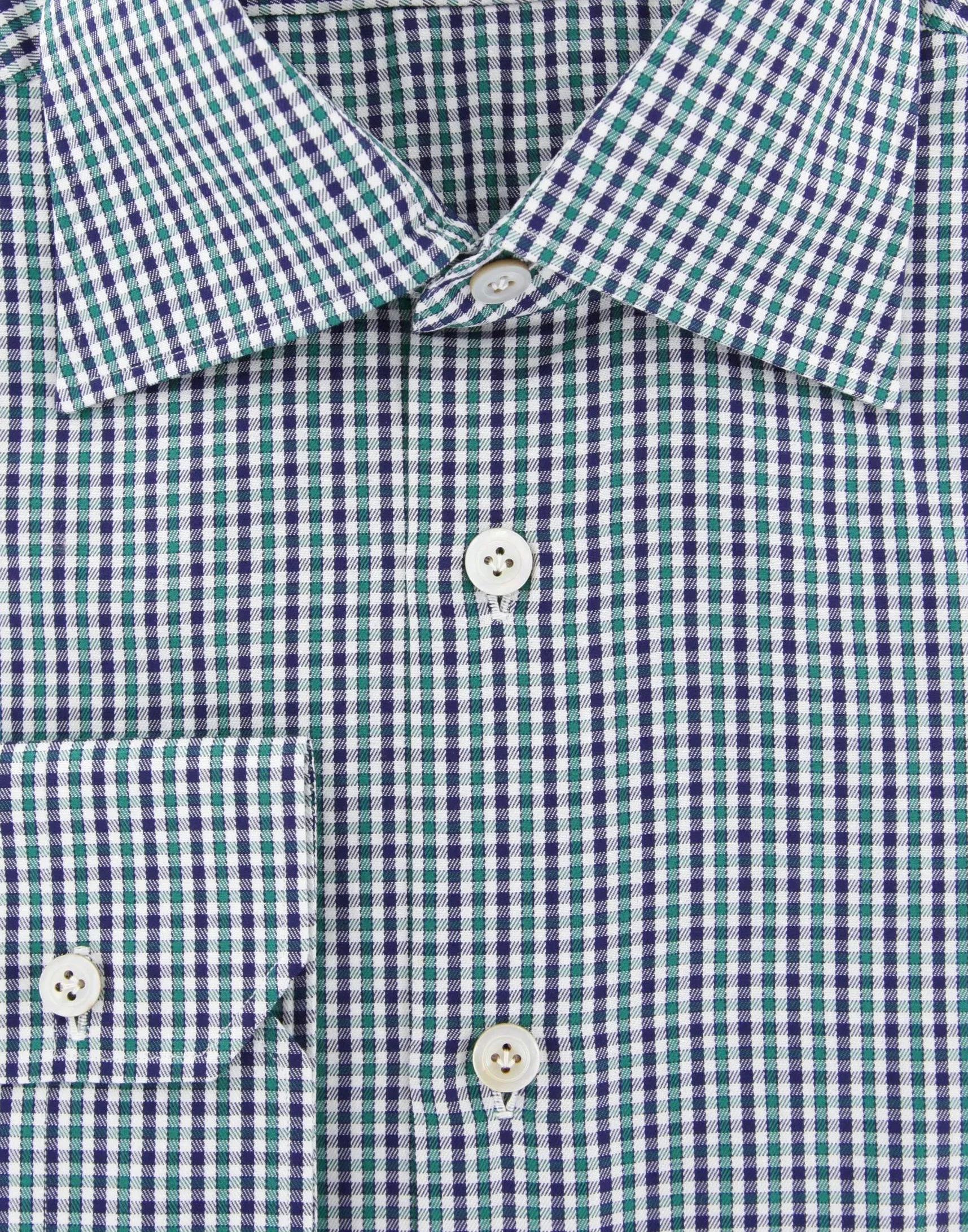 Kiton Green Shirt - Slim