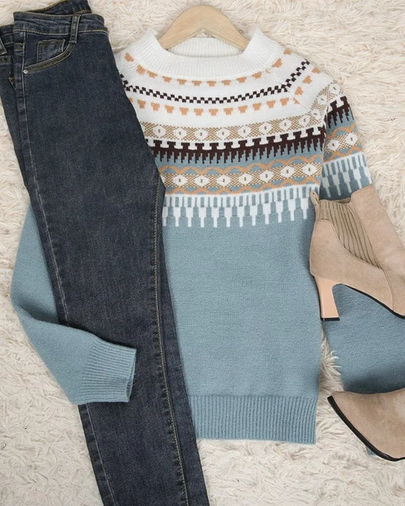 Knitted jumper for women