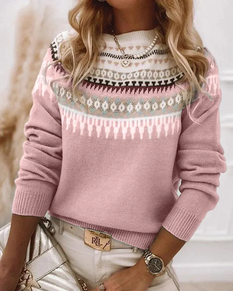 Knitted jumper for women