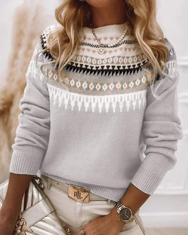 Knitted jumper for women