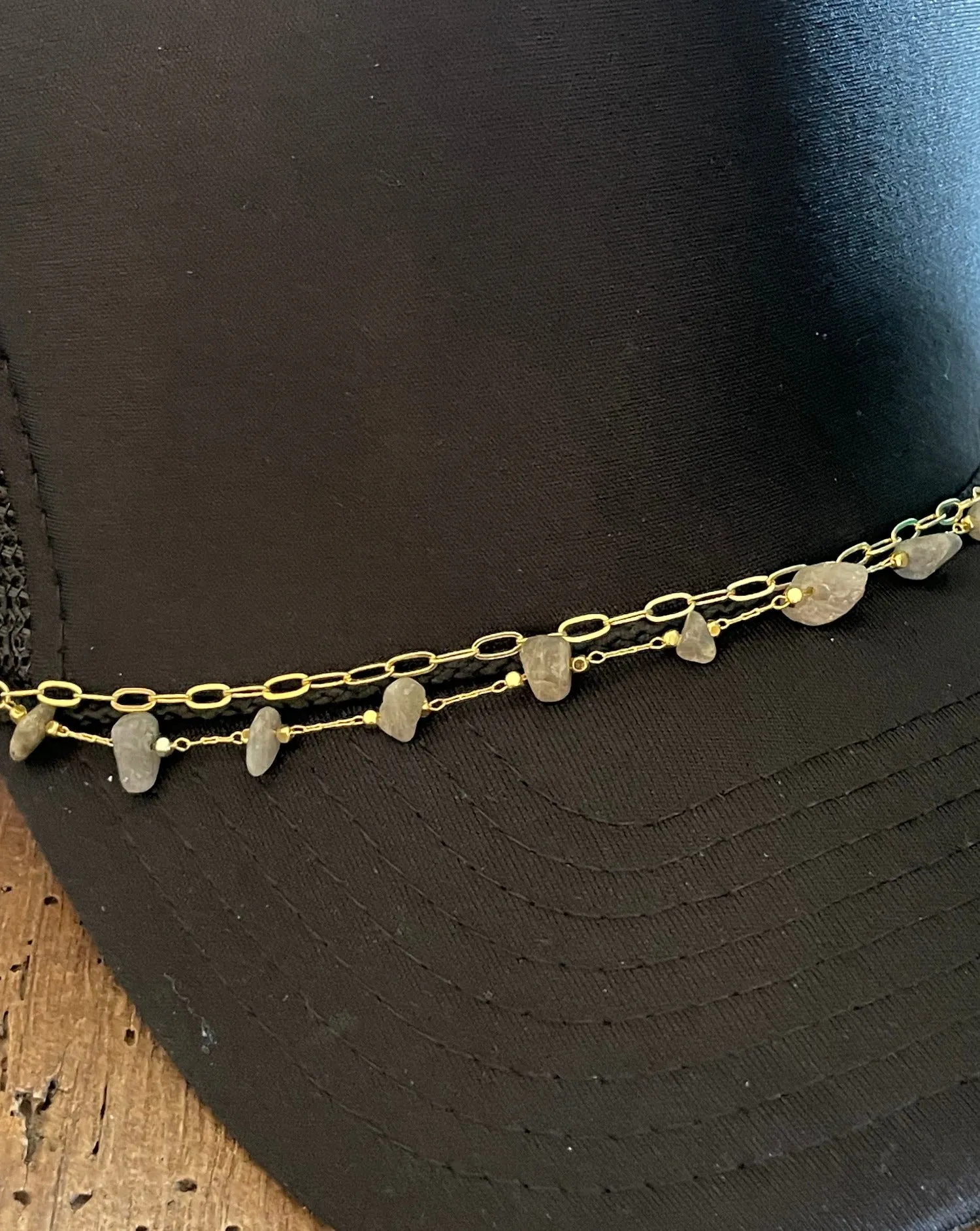 Labradorite Rain Hat Chain