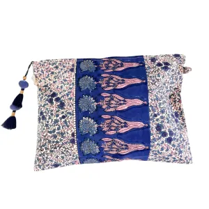 Large Cross Zipper Pouch