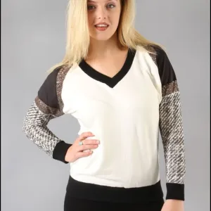 Liberty Garden blocked sweatshirt