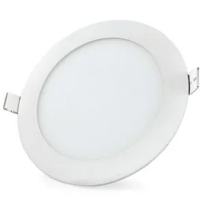 Lámpara empotrable Redonda Led SMD Luz natural 9W 6500K 100V-250V L17.6*W14.64*H3cm
