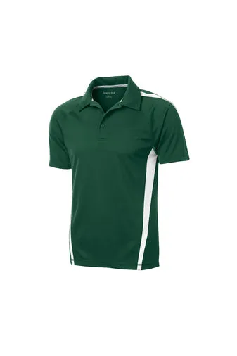 LO Spirit Micro-Mesh Colorblock Polo
