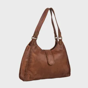 Lobeth Accent Leather Bag by Myra Bags