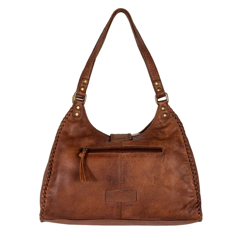 Lobeth Accent Leather Bag by Myra Bags