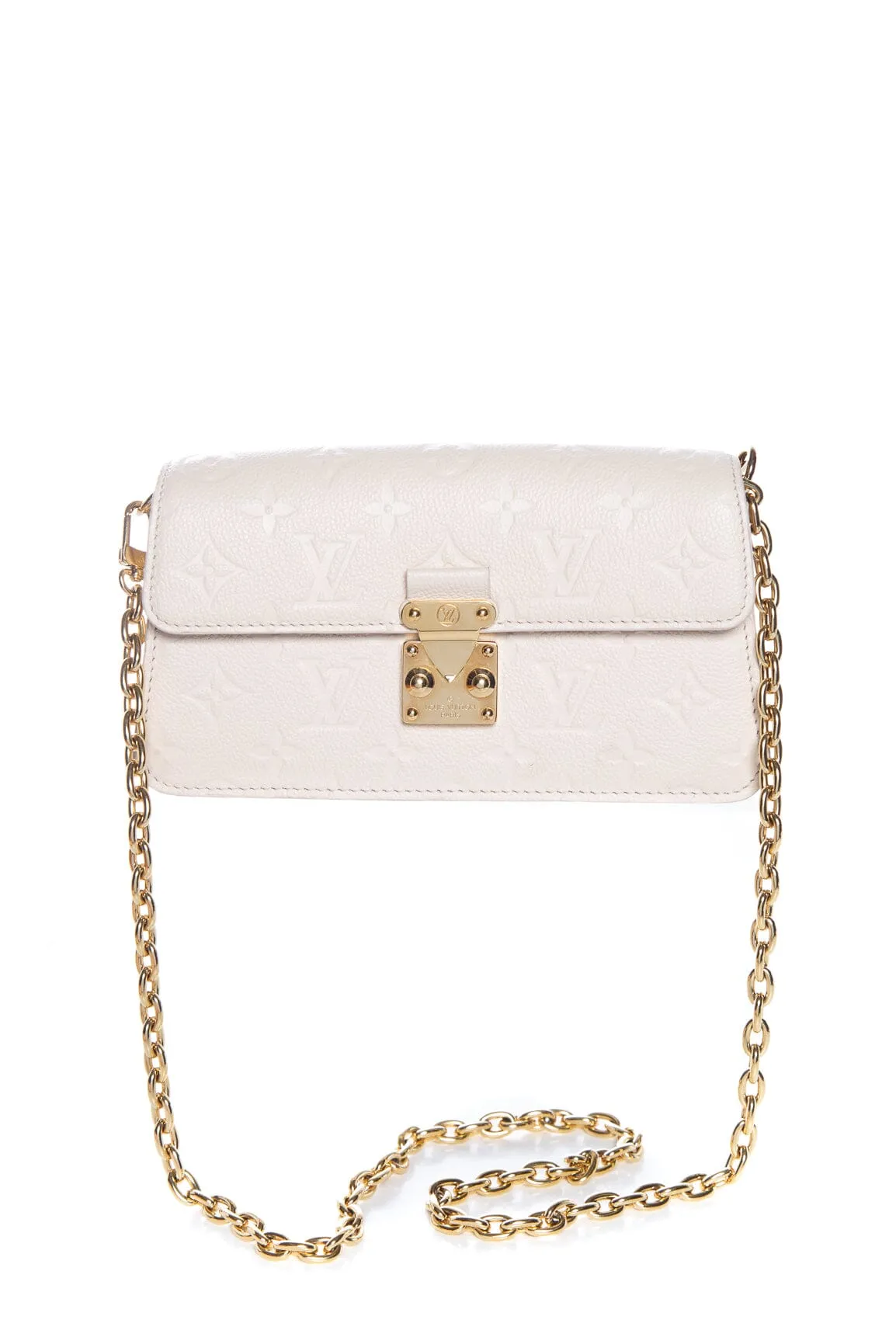 Louis Vuitton Cream Monogram Metis Wallet on Chain Handbag