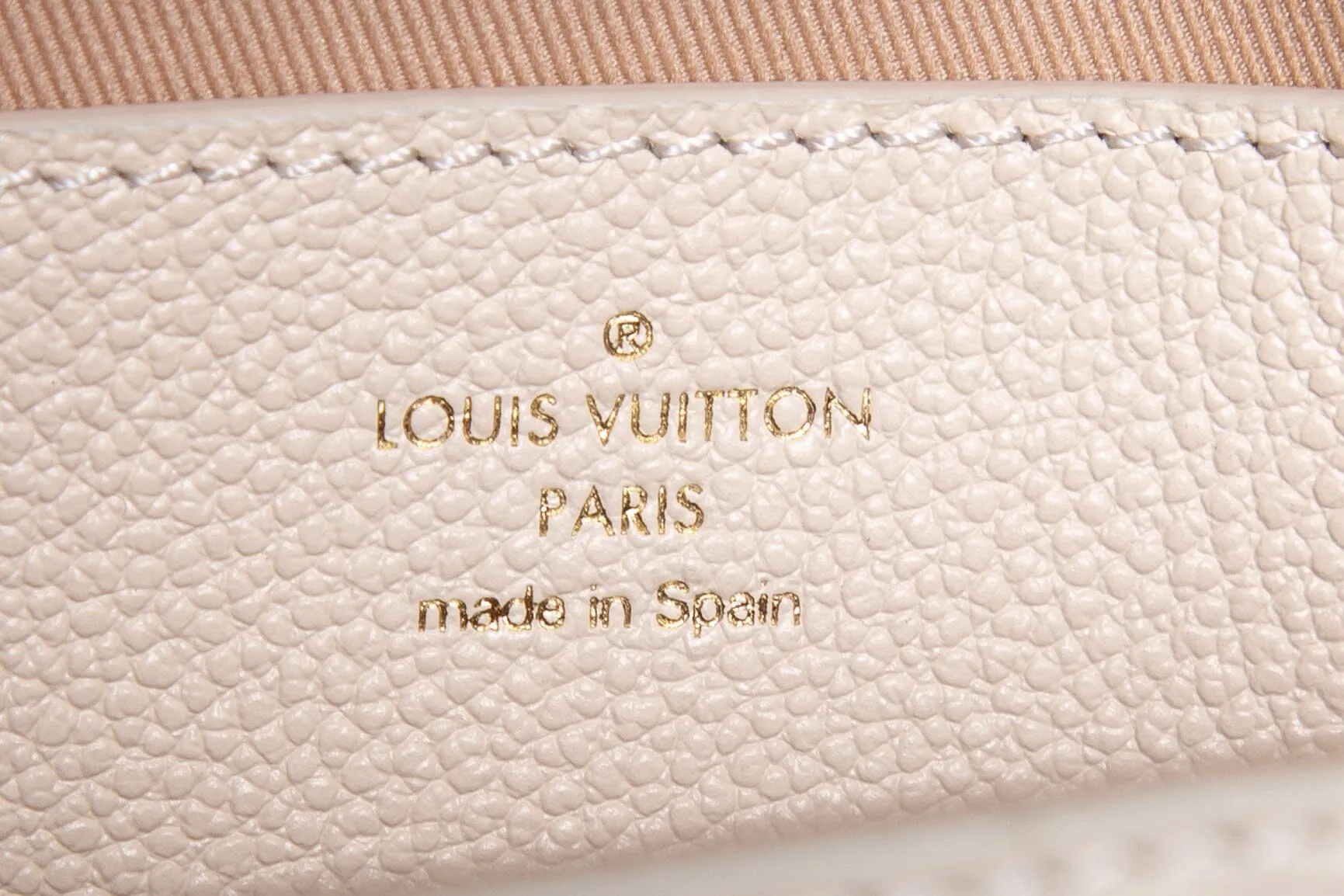 Louis Vuitton Cream Monogram Metis Wallet on Chain Handbag