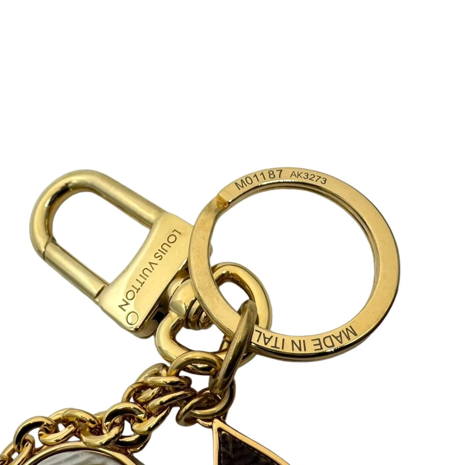 LOUIS VUITTON Fleur De Monogram Bag Charm / Keychain - New in Box