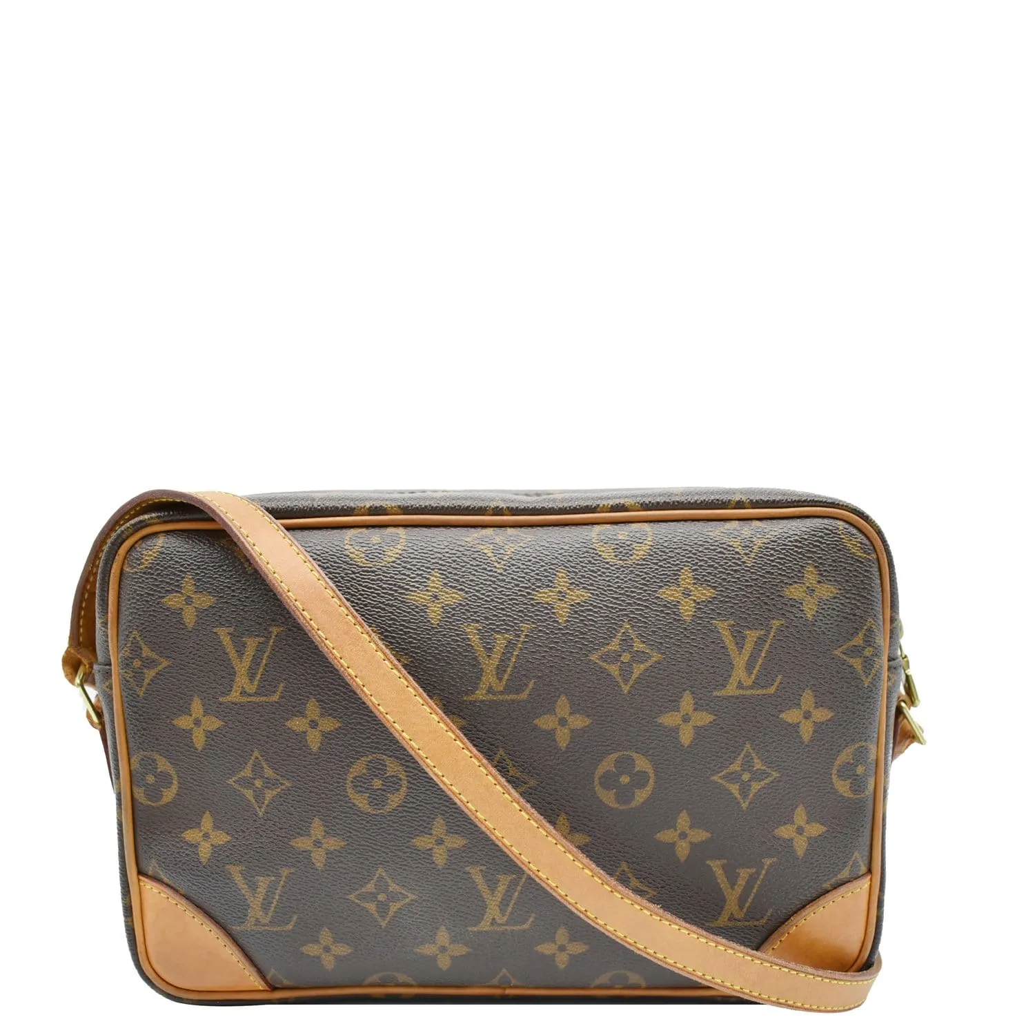 LOUIS VUITTON Trocadero Monogram Canvas Shoulder Bag Brown