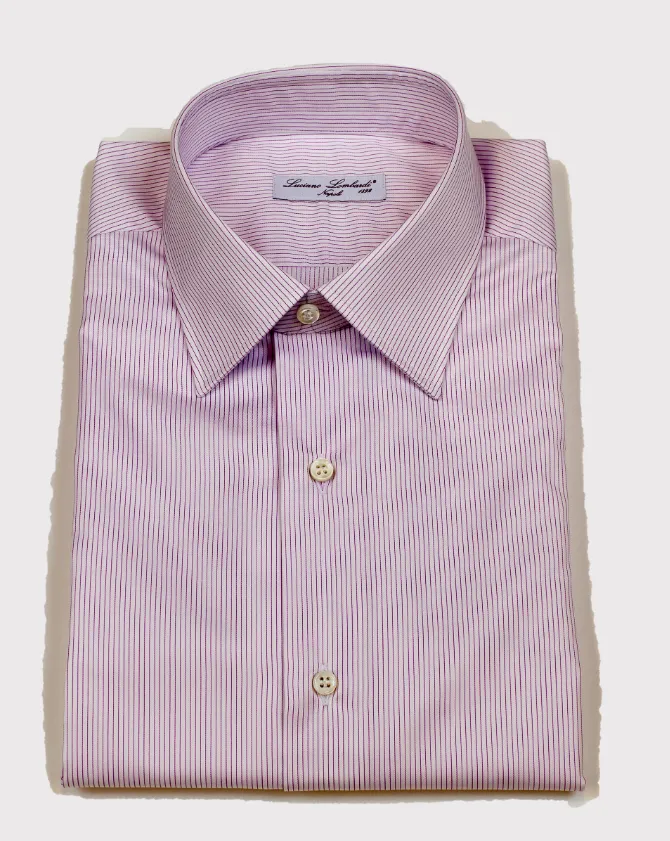 Luciano Lombardi Pink Dress Shirt