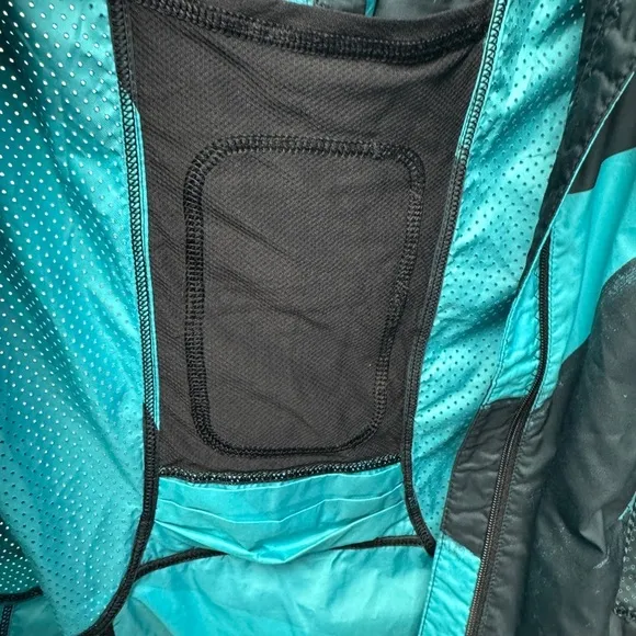 Lululemon Back Pack It Jacket Back Spin Stroke Peacock Blue Size 6