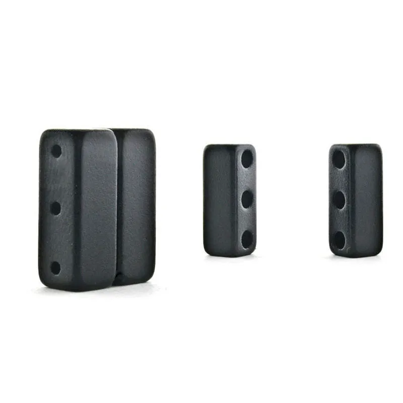 Magnetic Clasp 3 Hole Black Epoxy Sets Of 10 MC09