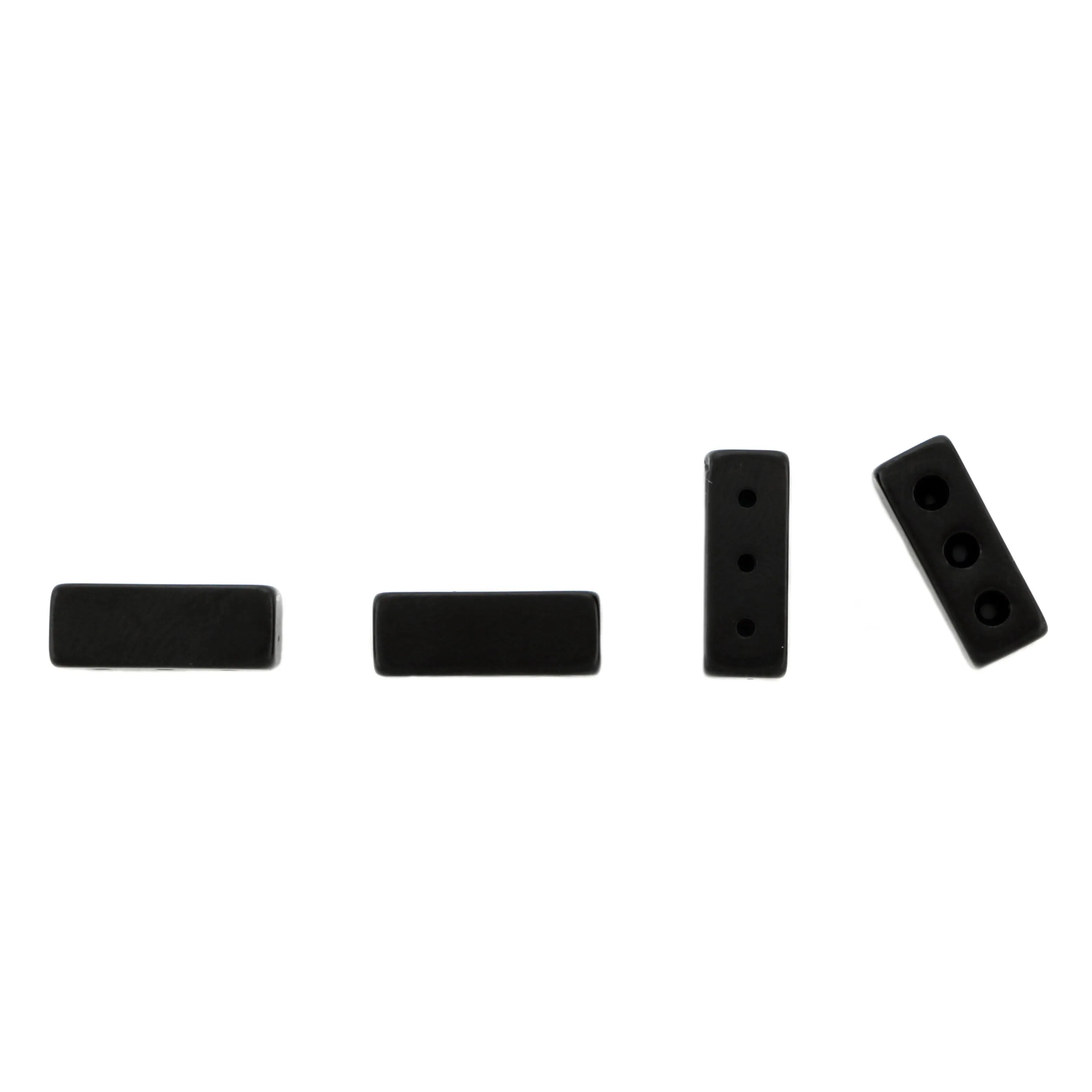 Magnetic Clasp 3 Hole Black Epoxy Sets Of 10 MC09