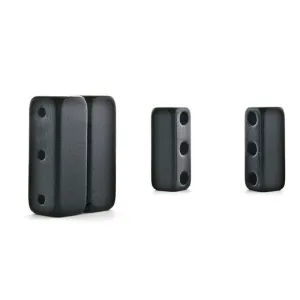 Magnetic Clasp 3 Hole Black Epoxy Sets Of 10 MC09