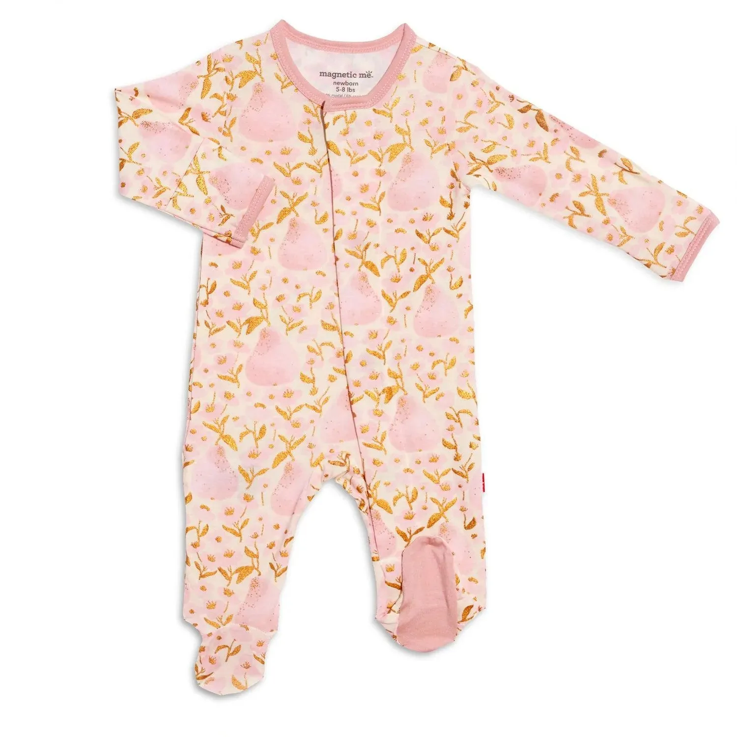 Magnetic Me: Pearadise Modal Magnetic Ruffle Footie