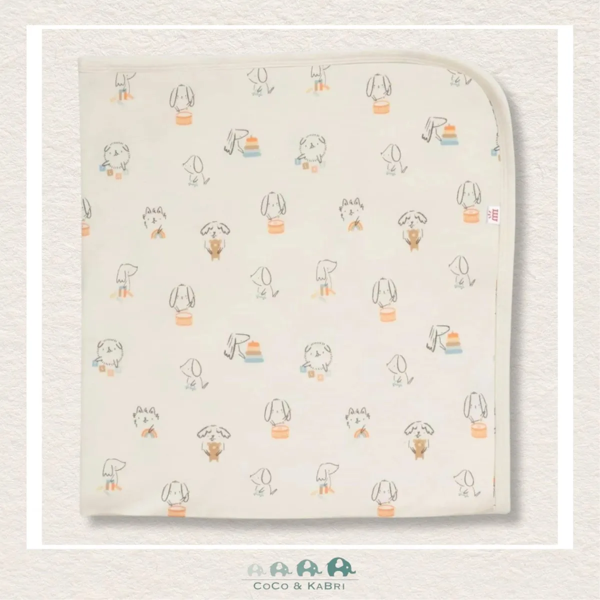 Magnetic Me Puppy Play Organic Cotton Blanket