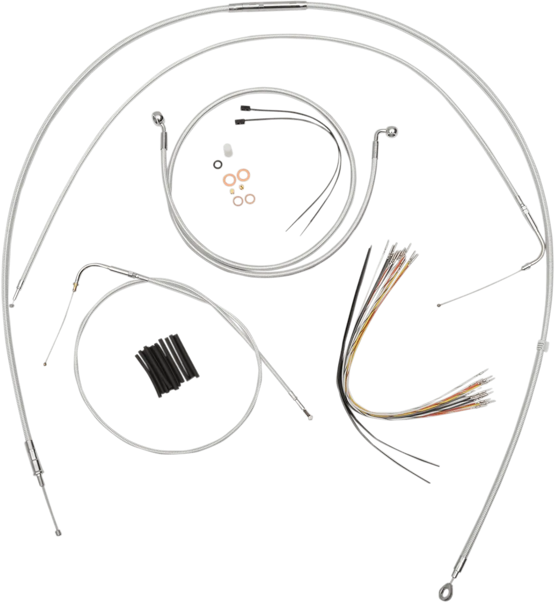 Magnum 387253 Sterling Chromite II Handlebar Installation Kit for 18-20in. Ape