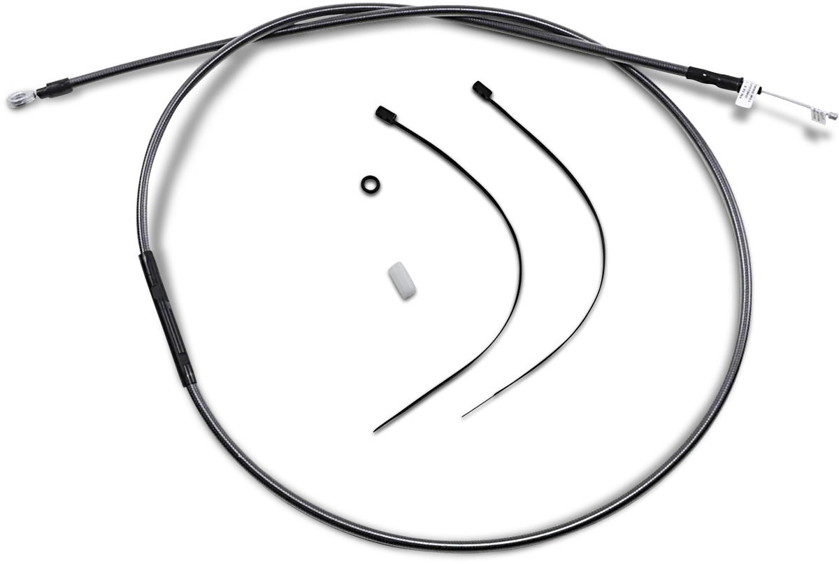 Magnum 421216HE Alternative Length Black Pearl Braided High Efficiency Clutch Cable - 78 11/16in.