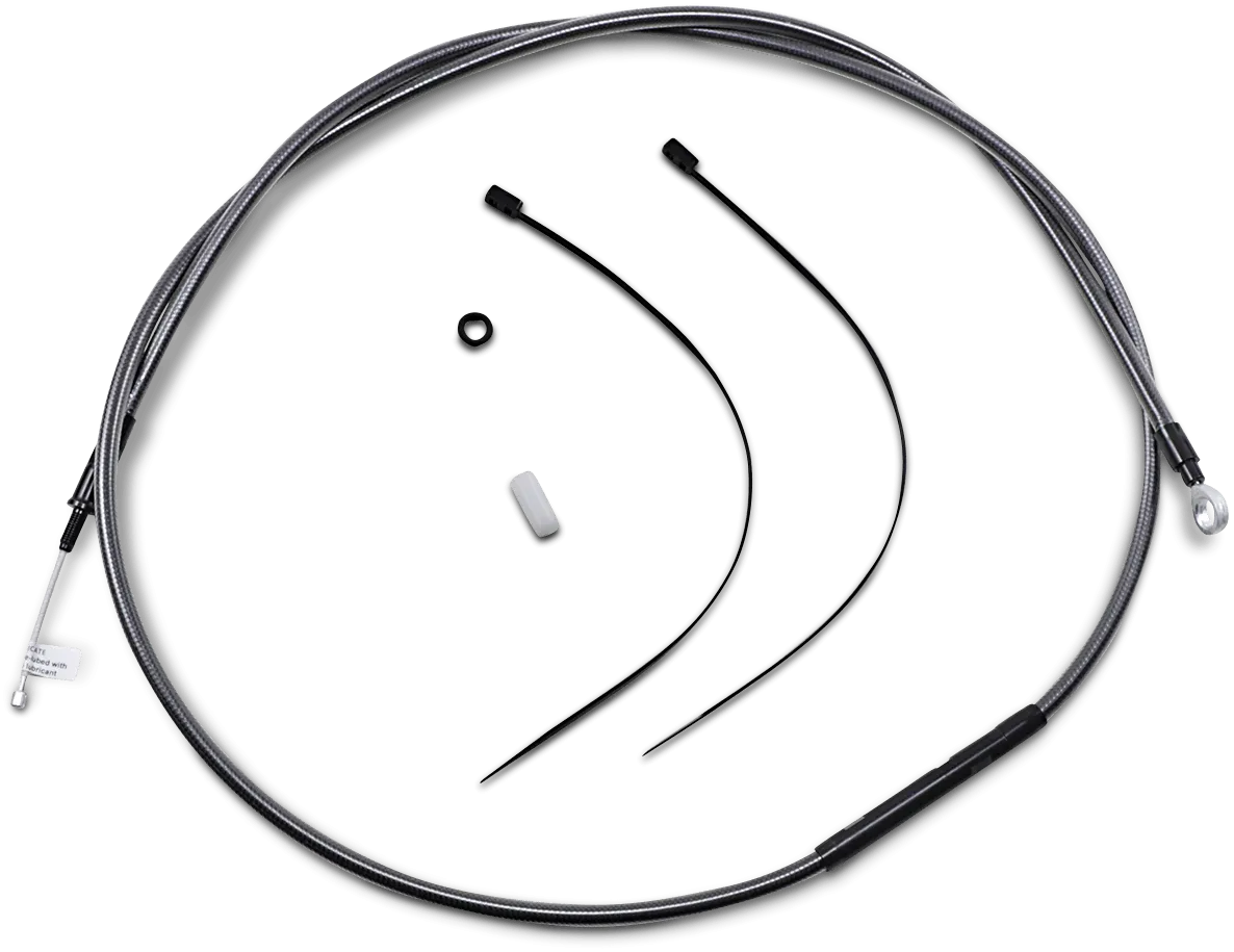 Magnum 422222HE Alternative Length Black Pearl Braided High Efficiency Clutch Cable - 78 11/16in.