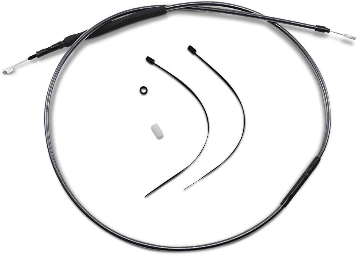 Magnum 422826 Alternative Length Black Pearl Braided High Efficiency Clutch Cable - 82 11/16in.