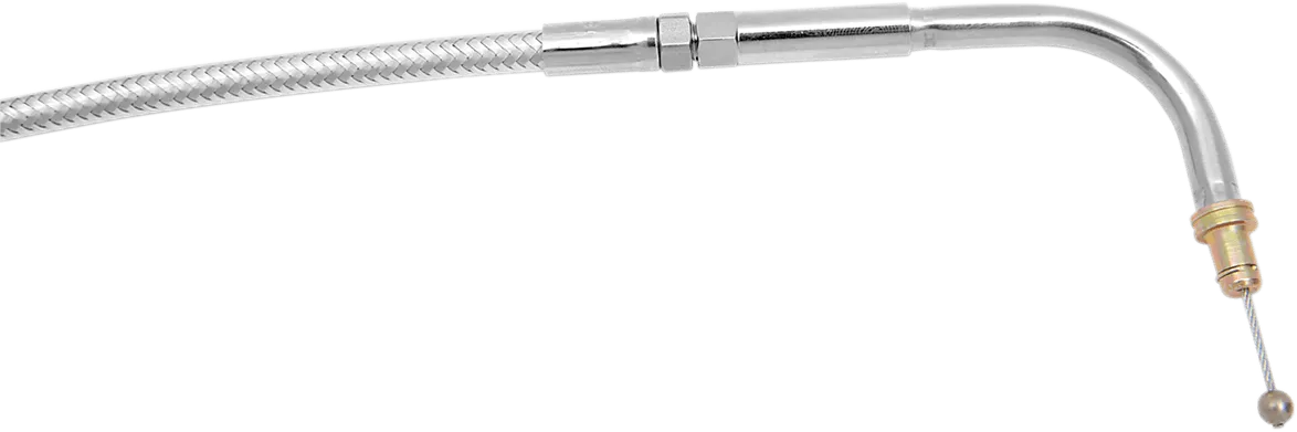 Magnum 5221HE Polished Stainless Steel High Efficiency Braided Clutch Cable - 62 11/16in.