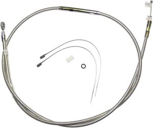 Magnum 52238HE Polished Stainless Steel High Efficiency Braided Clutch Cable - 70 11/16in.