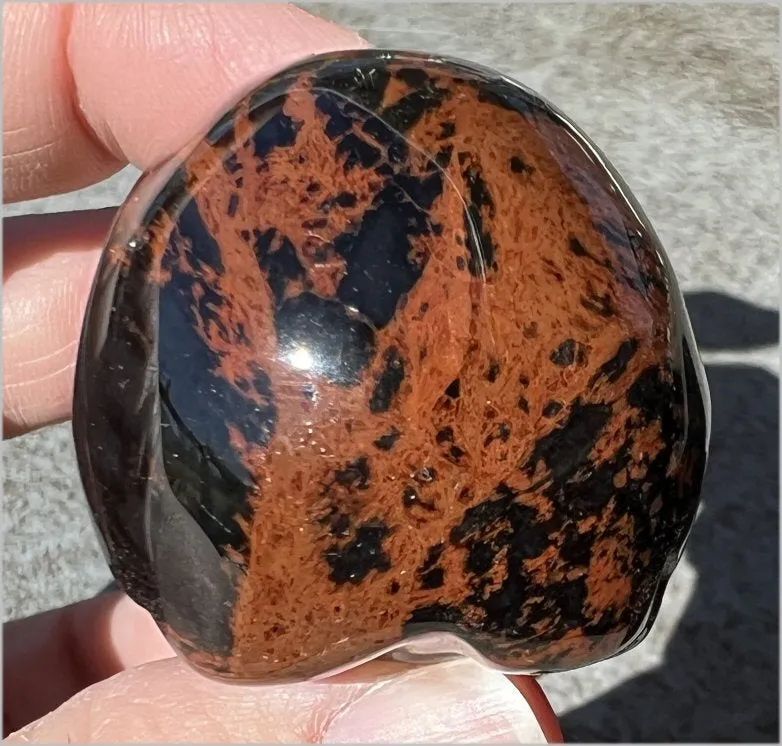 Mahogany Obsidian CRYSTAL SKULL - Eliminate negativity and blocks