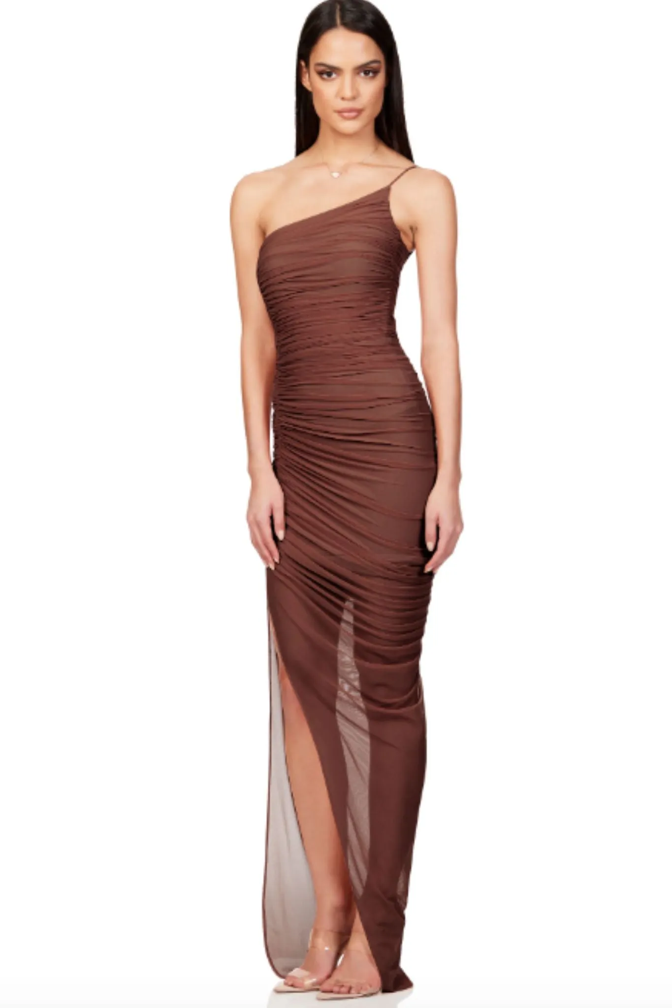 Mecca Gown in Chocolate by Nookie - RENTAL