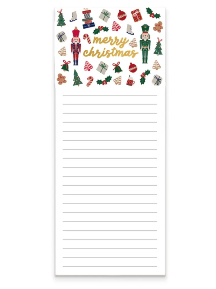 Merry Christmas Magnetic Notepad
