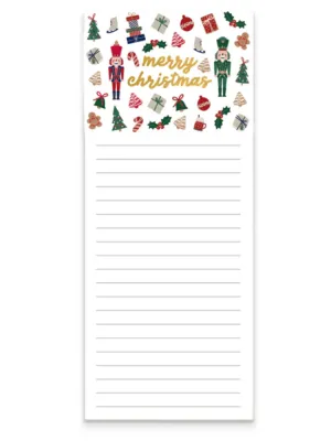 Merry Christmas Magnetic Notepad