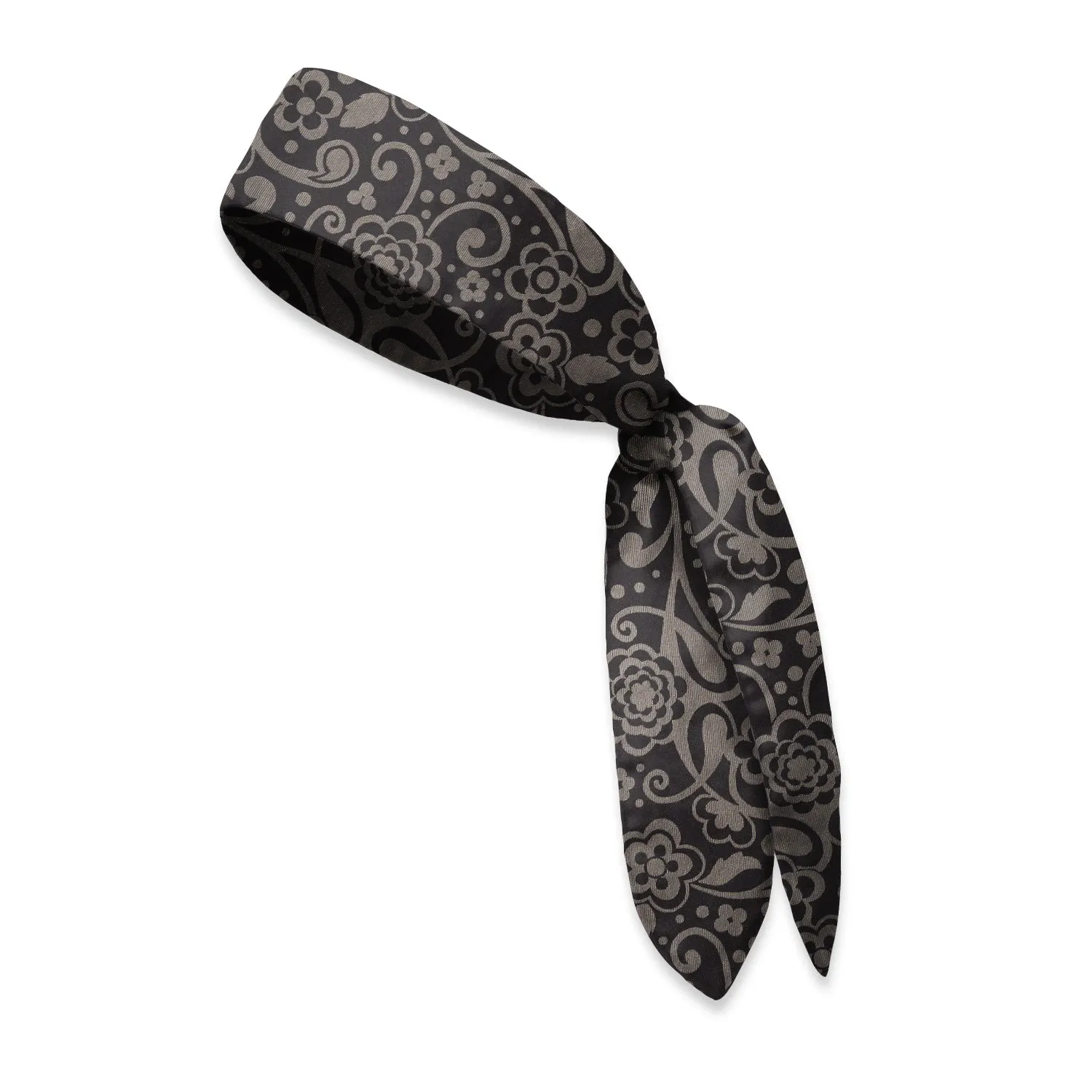 Midnight Bloom - Hair Scarf