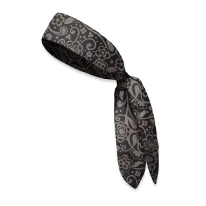 Midnight Bloom - Hair Scarf