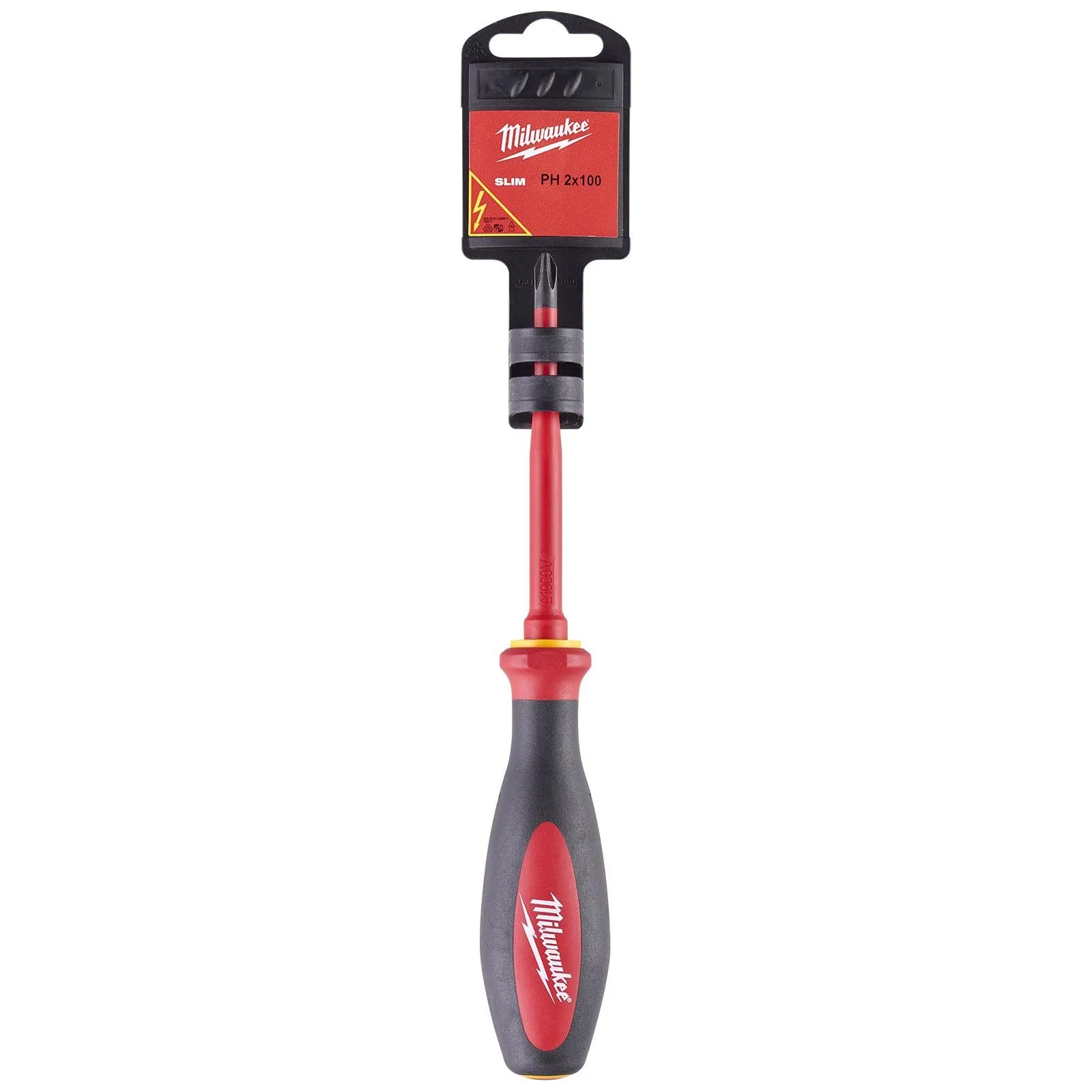Milwaukee VDE Slim Screwdriver Phillips PH2 x 100mm