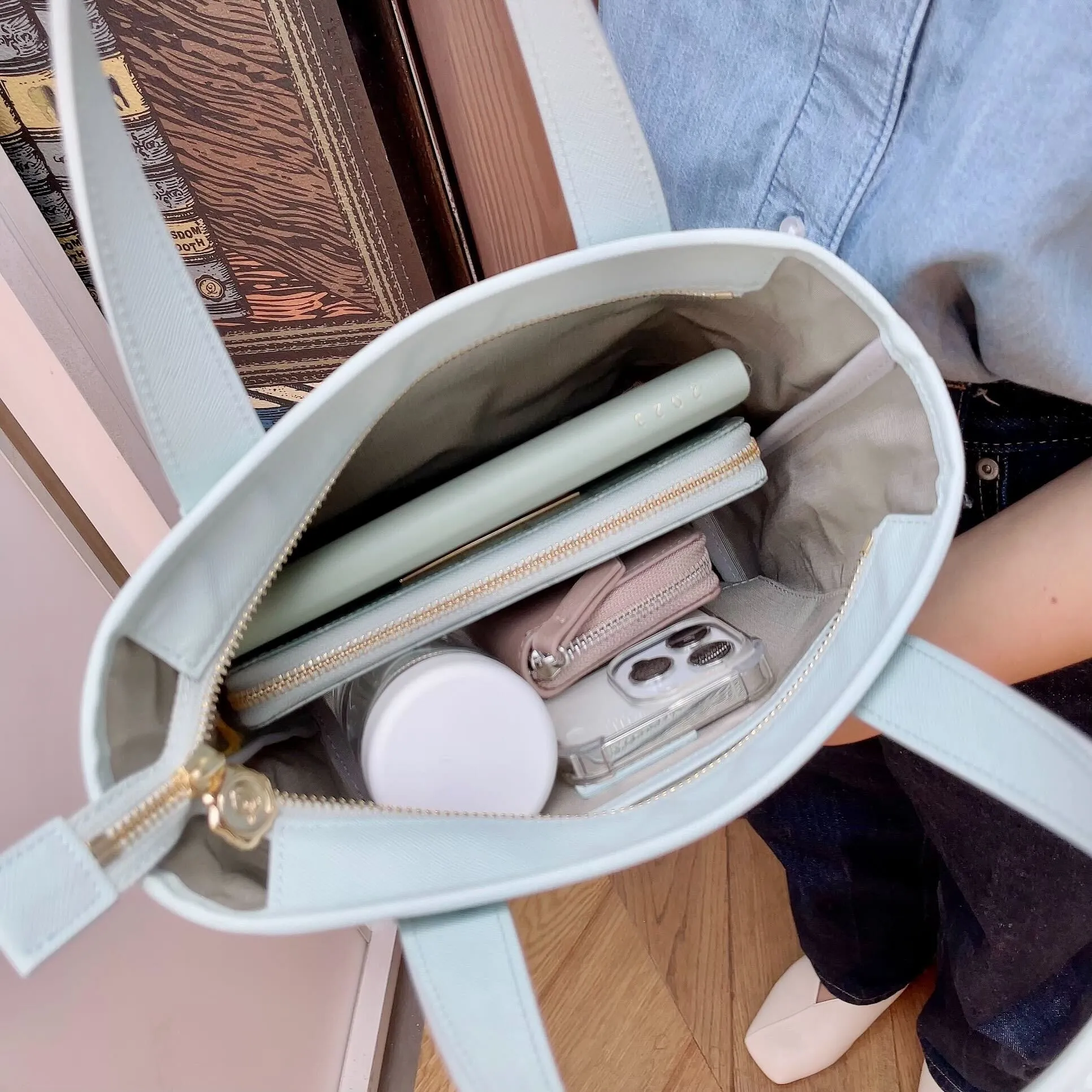 Mint Chocolate Mini Tote Bag【Japan Jewelry】