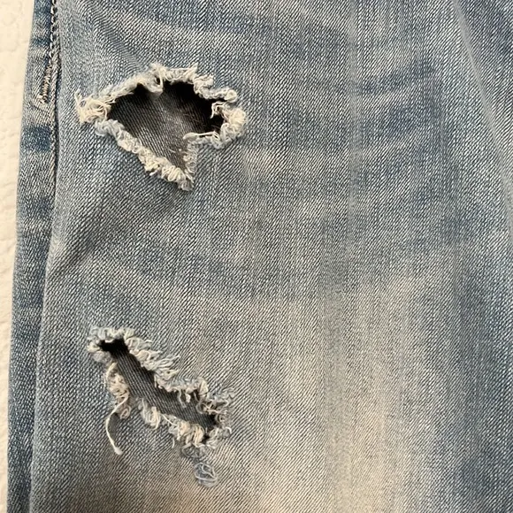 Miss Me Cross Embellished Distressed Boyfriend Y2K Jean