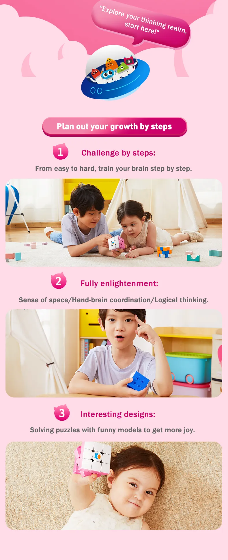 Monster GO 3x3 Cloud [Blue/Pink]