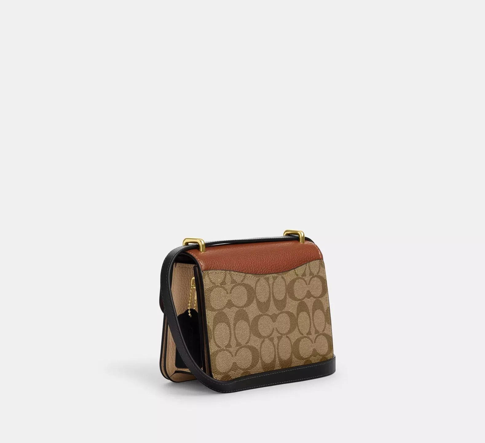 Morgan Square Crossbody Bag In Colorblock Signature Canvas Coach