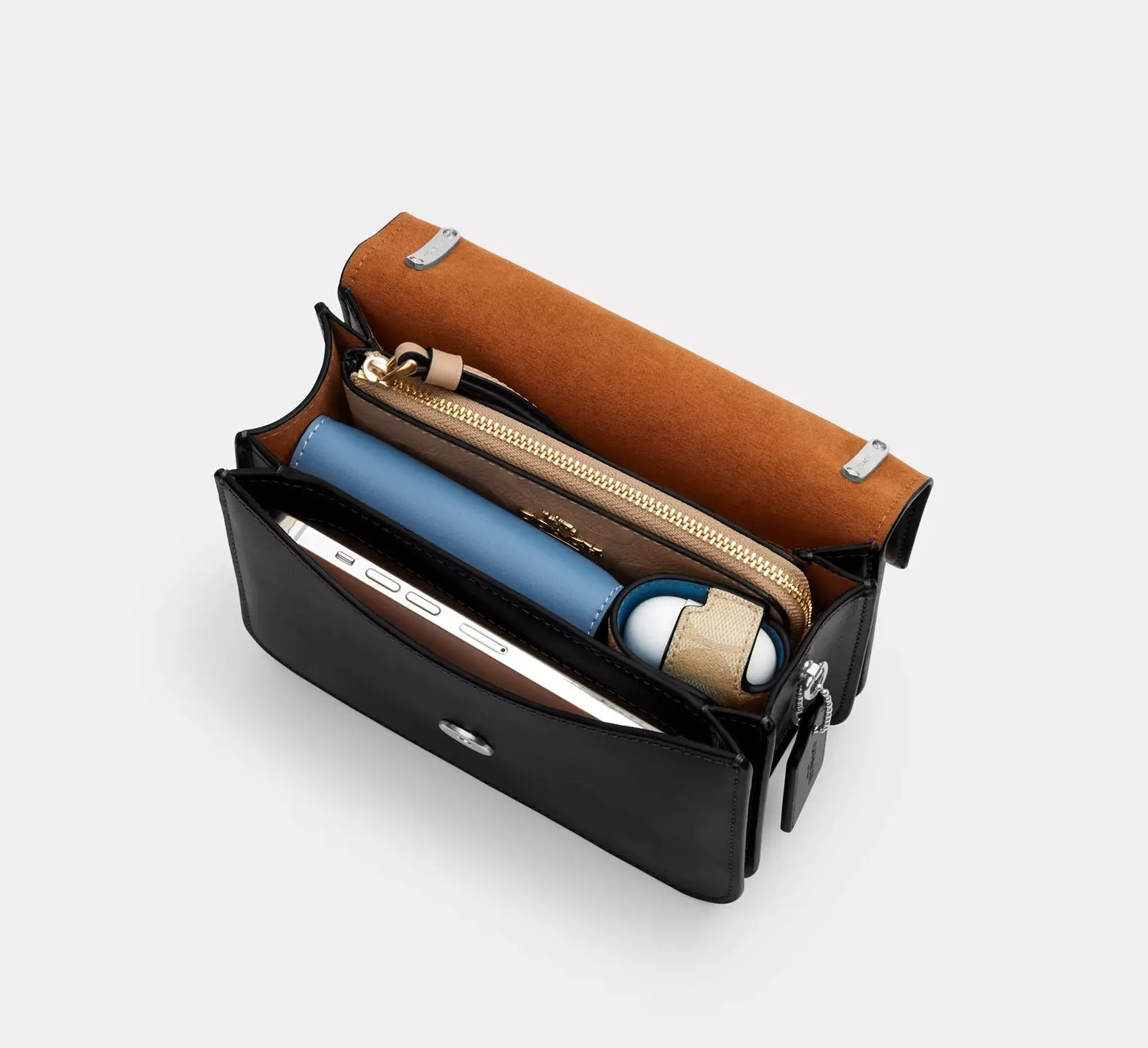 Morgan Square Crossbody Bag In Colorblock Signature Canvas Coach
