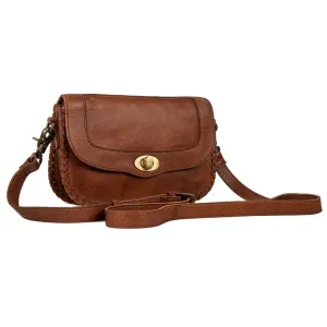Myra Bag Lobeth Accent Leather Crossbody Bag
